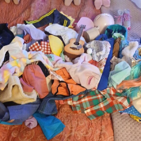 Colorful Doll Clothes and Accessories Set - Picture 2 of 5